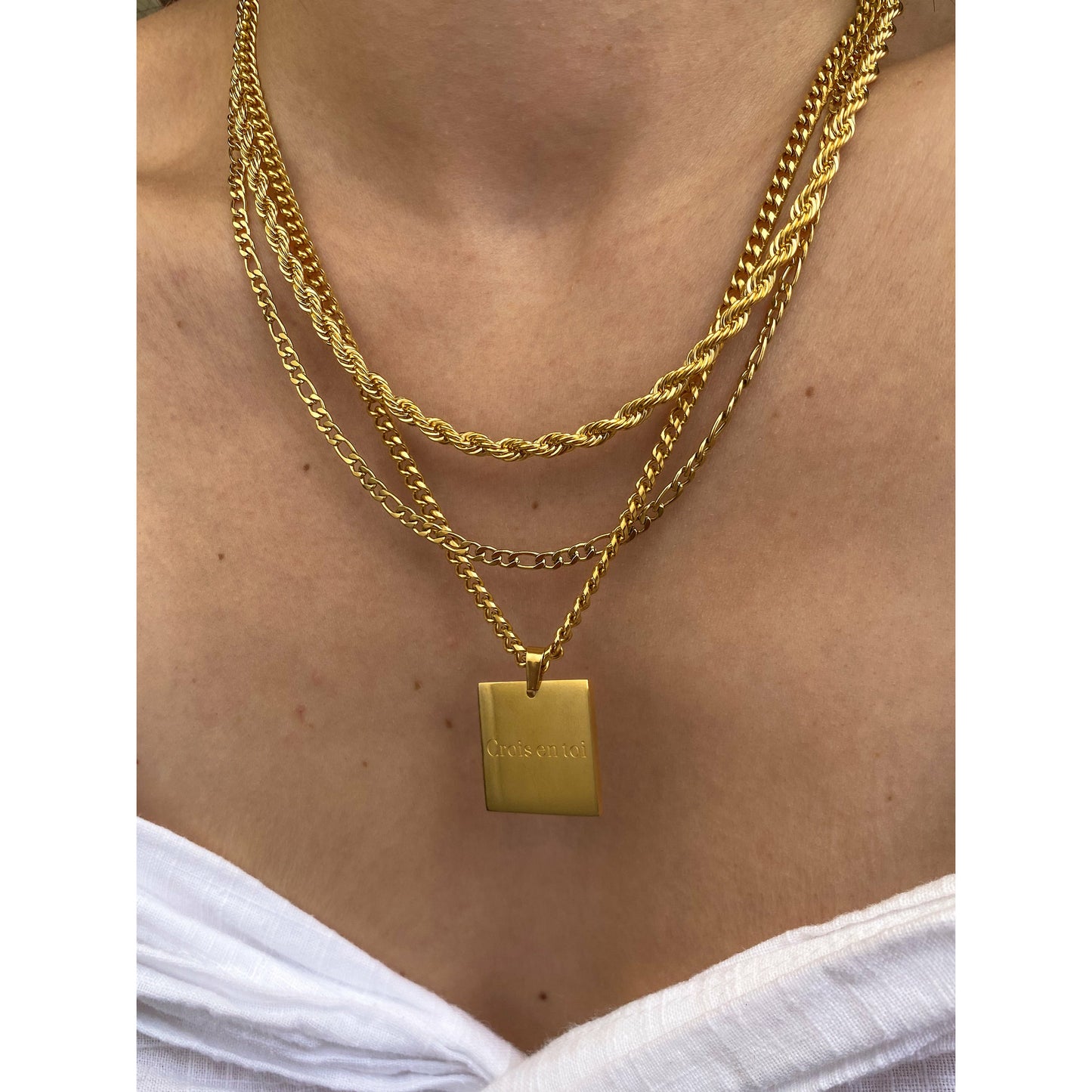 Crois en toi Necklace