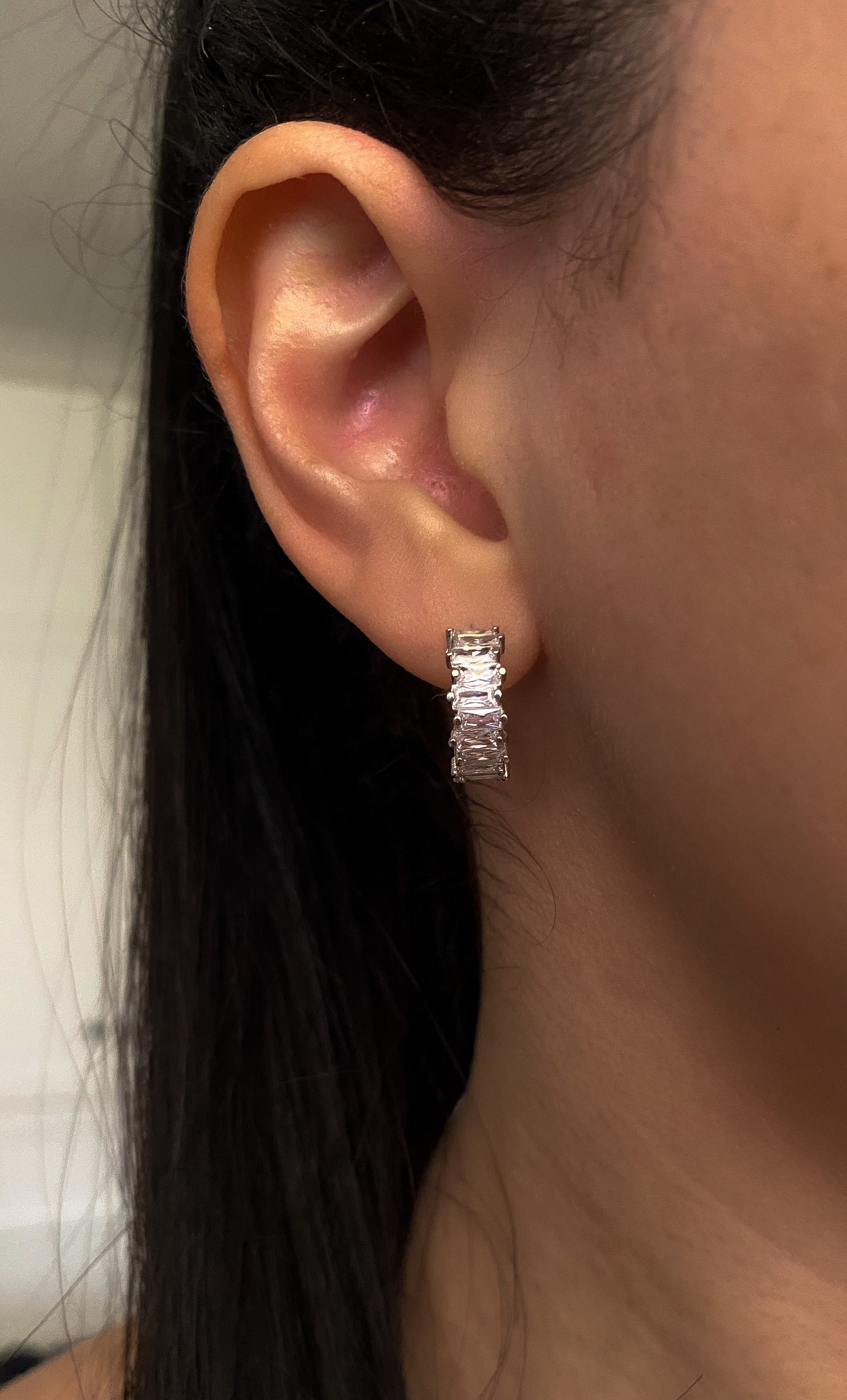 Luna Baguette Earrings