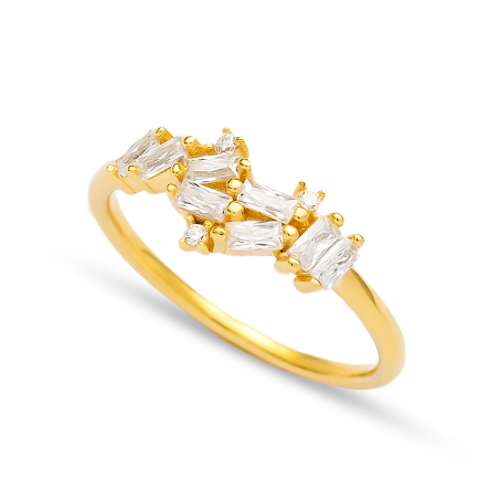 Luna Baguette Ring